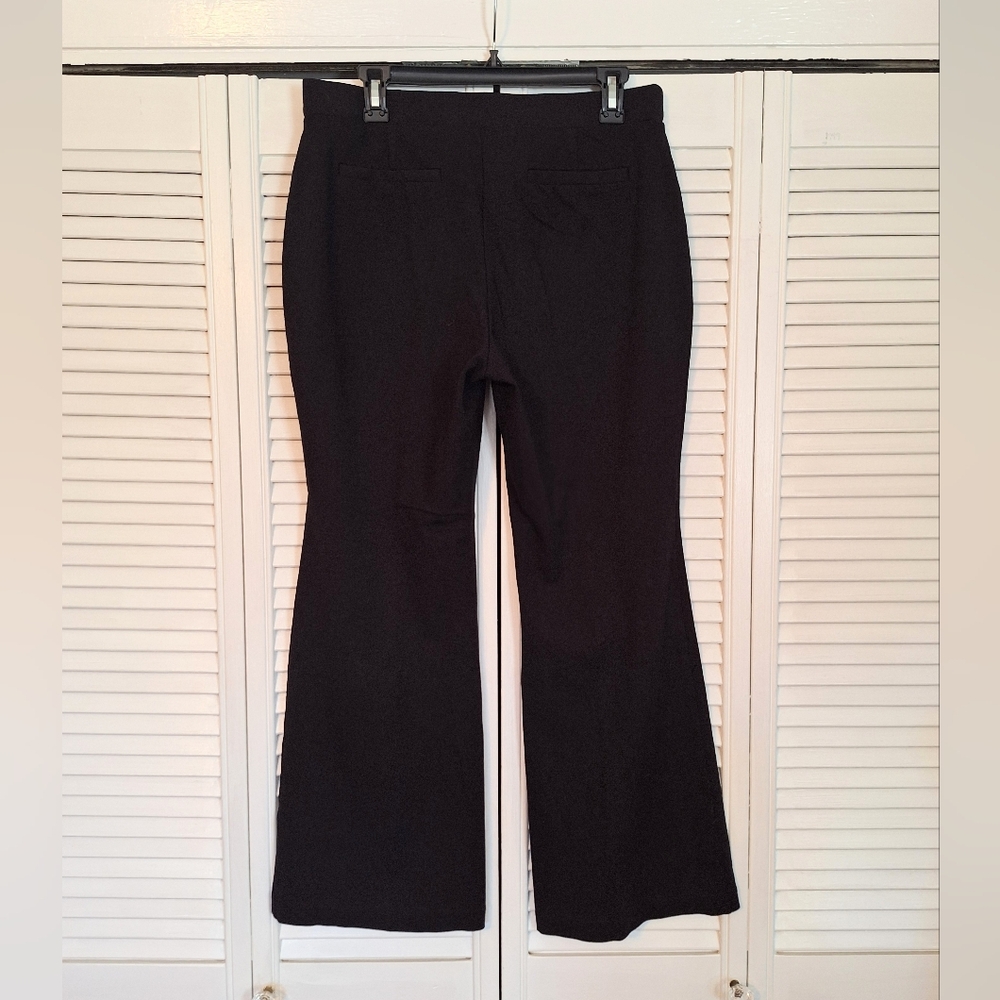 Michael Kors Black Pull On Dress Pants Trousers Sz LG *M6 - Picture 3 of 5